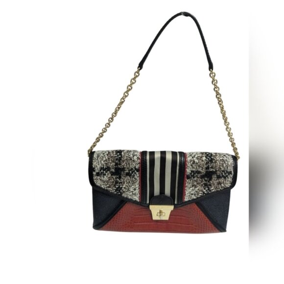 Henri Bendel Leather Multi Shoulder Hand Bag - Picture 1 of 15